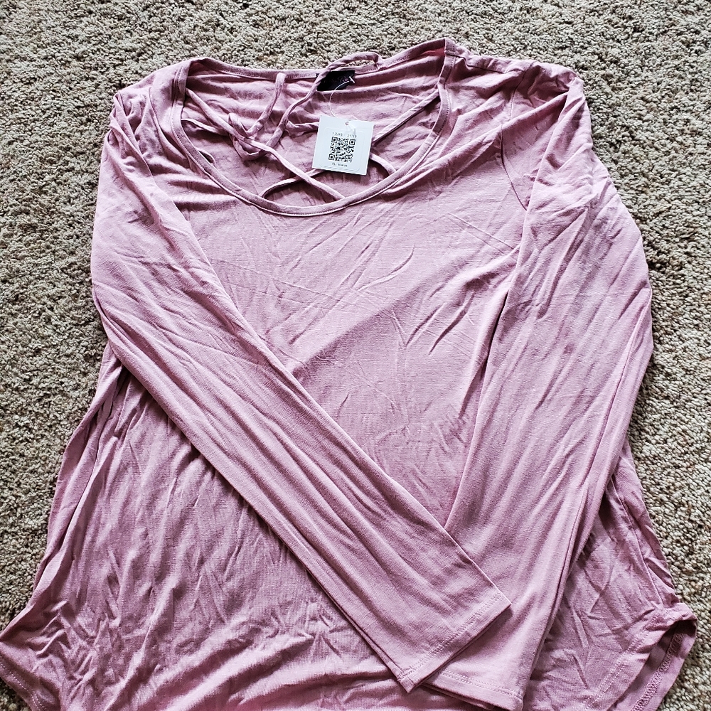 Shiela Rose from Nadine West XL Mauve long sleeve tee